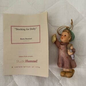 Darling Hummel “Stocking for Dolly” ornament